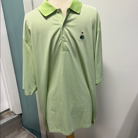 Donald Ross Other - Donald Ross Green Striped Polo Shirt